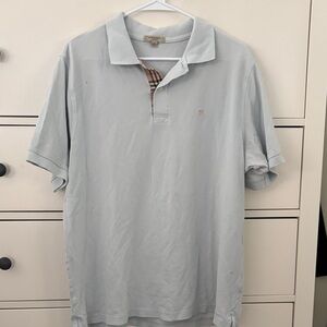 Burberry Light Gray Polo Shirt